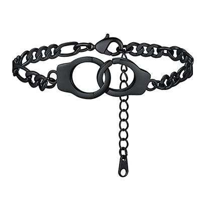 Amazon.com: Tisancy 2 Pcs Hand Leg Bracelet Anklets Women Body Chain Rave  Handcuffs Sex Bed Adult Set Couples Adjustable Jewelry Rope Constraint  Fluffy Handcuffs Belt Sex Restraining for Women (Black) : Health