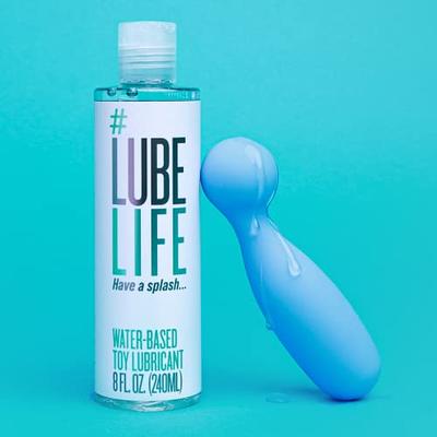 Lube Life Water-Based Toy Lubricant, Toy-Safe lube for Men, Women