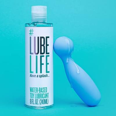 LubeLife Water Based Personal Lubricant, 8 oz Sex Lube for Men