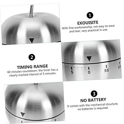 Kyzistn 2 Pack Kitchen Timer, Digital Kitchen Timer Magnetic Countdown Timer with Loud Alarm Stainless Steel Kitchen Timer for Cooking, Baking