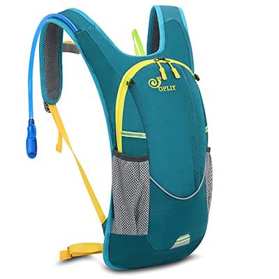 Ivygreen Kids Hydration Backpack, Hiking Backpack for Boys or Girls with  1.5L Water Bladder Blue