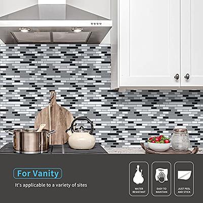 Poxiuna 1PC Peel and Stick Backsplash Tile for Kitchen 12x12 Self  Adhesive Waterproof 3D Wall Panels Peel and Stick Subway Tile Brick  Wallpaper Sticker on Back Splashes for Bathroom Fireplace - Yahoo