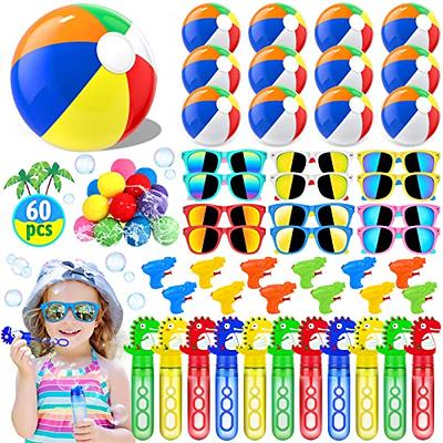 4PCS Inflatable Pool Floats for Kids/Adults,1PCS Swimming Pool Float  Hammock,1PCS Inflatable Swim Tube Ring and 2PCS Beach Balls,Inflatable Pool  Toys for Summer Beach Water Toys Party Supplies 