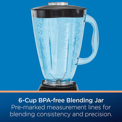 Farberware blender with 6 cup glass pitcher and