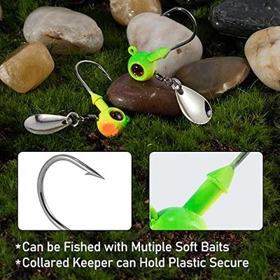 OROOTL Bass Fishing Jig Lures with Weed Guard - 6pcs Weedless Swim Jigs Set  for Bass Fishing Flipping Jig with Tungsten Jig Head and Silicone Skirt for  Pike Walleye Muskie, Jigs 