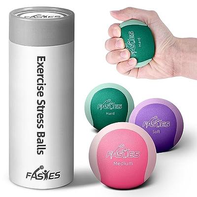 Serenilite Hand Therapy Exercise Stress Ball Bundle - Tri-Density Stre