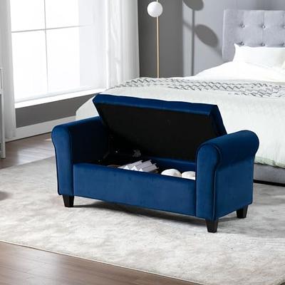 Modern Rolled Arm Bed End Bench