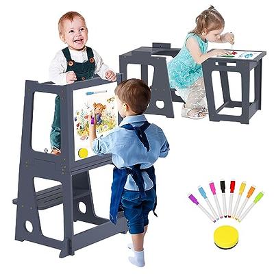 Convertible Helper Tower/kids Table for One or Two Kids All in One