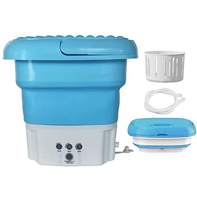 Portable Washing Machine Mini Washer with Drain Basket, Foldable Small  Washer for Underwear, Socks, Baby Clothes, Towels, Delicate Items (White) -  Yahoo Shopping