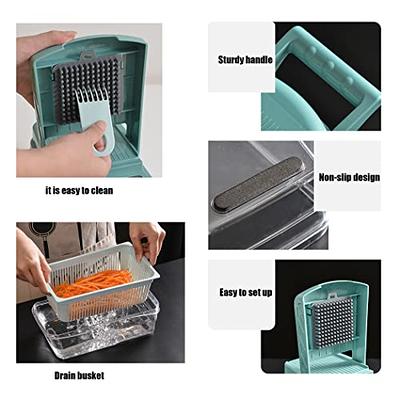 ADODU 13-in-1 Vegetable Chopper - Vegetable Slicer - Egg Separator