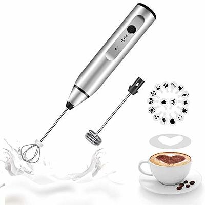 GoldTone Powerful Milk Frother Handheld Foam Maker for Lattes - Whisk Drink  Mixer for Coffee, Mini Foamer for Cappuccino, Frappe, Matcha, Hot Chocolate  (White) - Yahoo Shopping