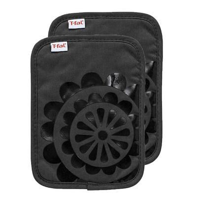 at Home Silicone Pot Holder, Black