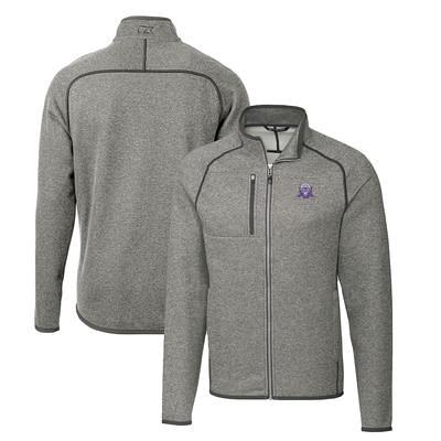 Louisville Cardinals Cutter & Buck Mainsail Half-Zip Pullover Jacket - Charcoal