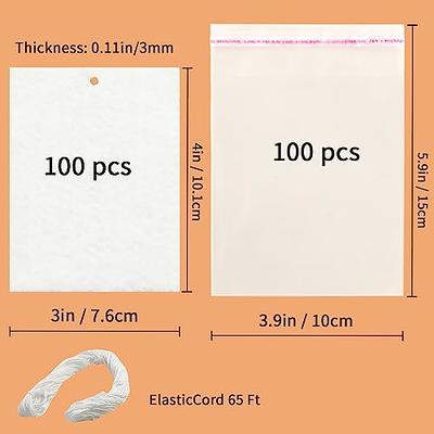 12 Pieces Vertical rectangle Sublimation Air Freshener Blanks Sheets with  12 bags and Ropes