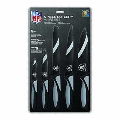 The Sports Vault NFL Las Vegas Raiders Kitchen Knives , 16 L x 1.25 W x  9.7