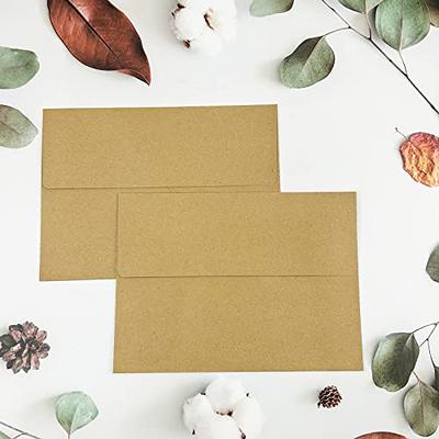 YINUOYOUJIA Kraft Envelopes, 50 pack A6 invitation envelopes, Brown  envelope 6.5 x 4.75Inches envelopes A6 envelope self seal for  invitation,baby shower,wedding, party,mailing (6.5 x 4.75Inches,kraft) -  Yahoo Shopping