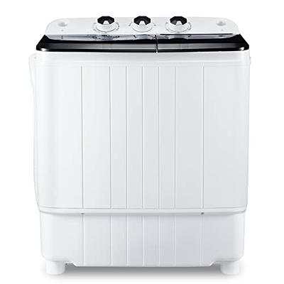 JEREMY CASS 1.73 cu ft. Portable Top Load Washer and Spinner Combo in White  Mini Twin Tub Washer with 17.6 lbs. Large Capacity - Yahoo Shopping