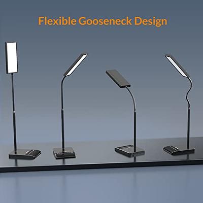 Cordless Lamp LED Desk Lamp, Battery Operated Table Lamps, Rechargeable Dimmable Reading Light with Timer, Adjustable Gooseneck Touch Lamp for Office