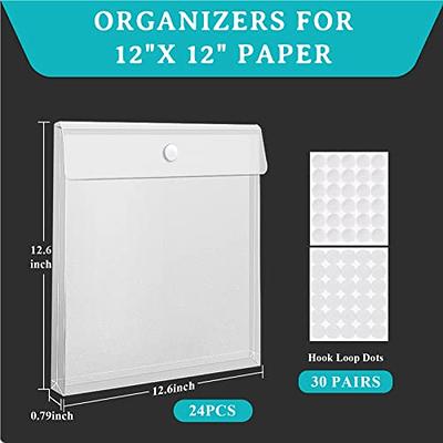 Scrapbook Paper Storage Organizer 12X12inch Sheets Expanding Paper