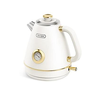 Smeg Retro Style Electric Tea Kettle with Cordless Base, Light