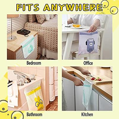 EASY STICK-ON DISPOSABLE TRASH BAG FOR CAR OFFICE KITCHEN BATHROOM