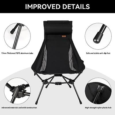 Portable Folding Camping High Back outdoor Chair Outdoor Portable