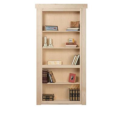 Unassembled Flush Mount Bookcase French Door– Murphy Door