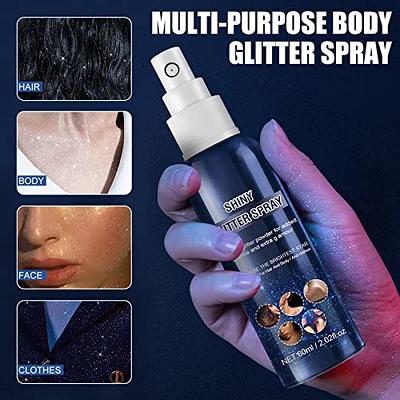  Hair Body Glitter Spray - 60ML Body Glitter Body