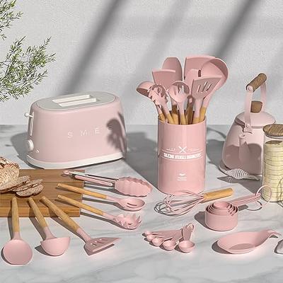 Smirly Silicone Kitchen Utensils Set with Holder: Silicone Cooking Utensils  Set for Nonstick Cookwar…See more Smirly Silicone Kitchen Utensils Set