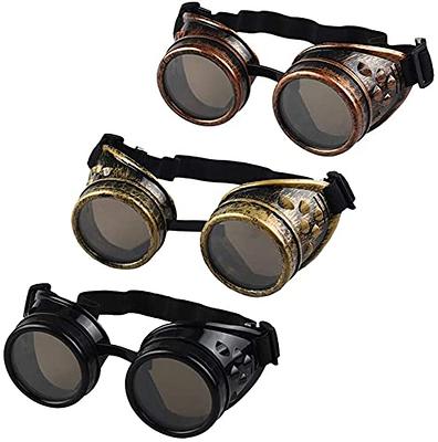 New Sell Vintage Steampunk Goggles Glasses Gothic Glasses for Cosplay  Costumes (Copper) - Yahoo Shopping