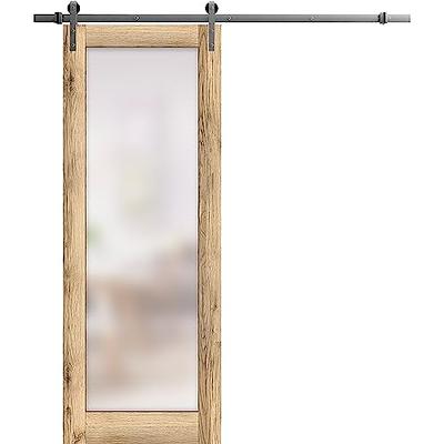  Solid Barn Door 18 x 80 inches with Rail 6.6FT