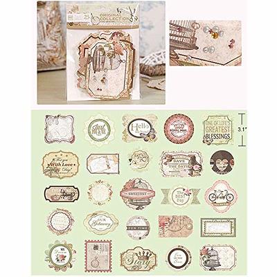 Ephemera Vintage Scrapbook Paper Pad 8x8 Scrapbooking Kit for