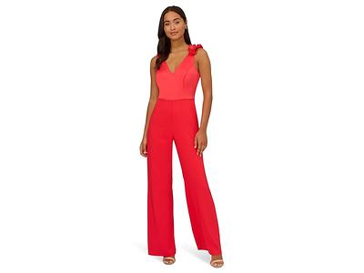 julia jordan Twist-Front Halter Jumpsuit - Macy's