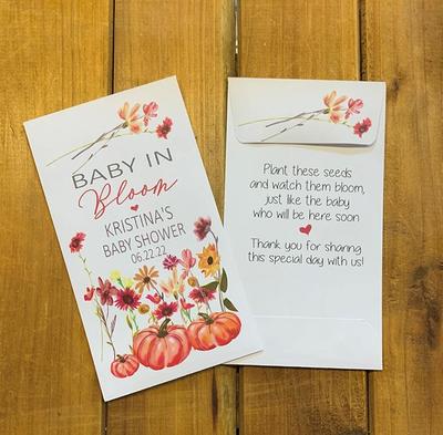 ZLKAPT Plant These Seeds and Watch Them Bloom Baby Shower Favor