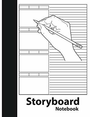 storyboard: notebook, sketchbook 8.5x11 with pages for storytelling  (Paperback)