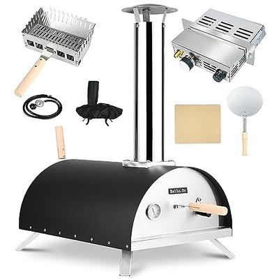 VEVORbrand Portable Pizza Oven, 12 Pellet Pizza Oven, Stainless