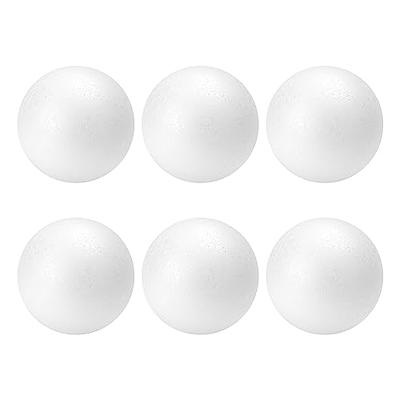 Crafjie 22PCS 2 Inchs White Foam Balls Half Round Polystyrene Half