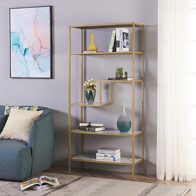 Home Decorators Collection Gold Metal Glam Tiered Wall Shelf L165436XX -  The Home Depot