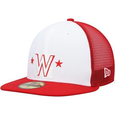 Men's New Era Royal Washington Nationals Logo White 59FIFTY Fitted Hat