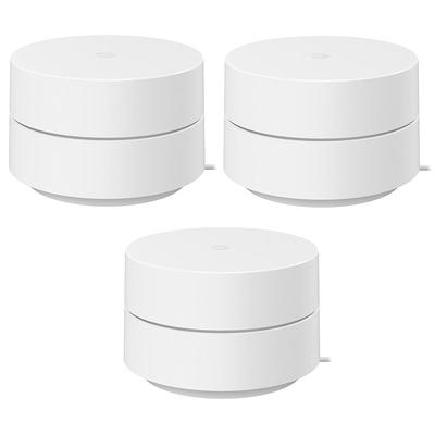 Google Wi-Fi AC1200 Dual Band Wireless Mesh Router, White, 3/Pack  (GA02434-US)