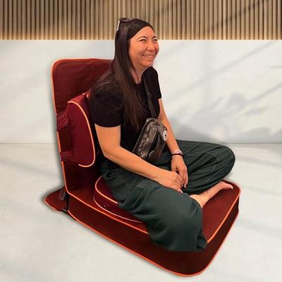 Folding Meditation floor Chair with Back rest