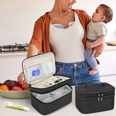  Storage Bag Compatible with Willow, Elvie, Wearable Breast  Pump Carrying Case, Breastfeeding Bag : Baby