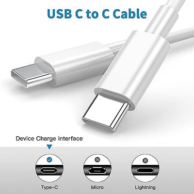 For iPhone 15 Pro Max 15 USB-C to USB-C Cable Fast Charger Type C Charging  Cord