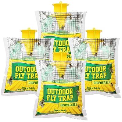 Fly Traps Outdoor Fly Trap Hanging, Disposable Fly Killer Trap Bag