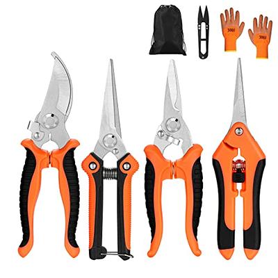 Kynup 2Packs Pruning Shears for Gardening, Garden Shears Heavy Duty,  Professional Bypass Pruner Hand Shears, Tree Trimmers Secateurs, Garden  Clippers for Plants, Hedge Shears, Garden Tools (Red) - Yahoo Shopping