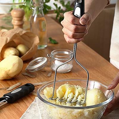 Spring Chef Stainless Steel Potato Masher with Long Handle, Easy-to-Clean  Metal Wire Head Food Smasher Kitchen Tool, Includes a High Quality  Vegetable Peeler - Yahoo Shopping