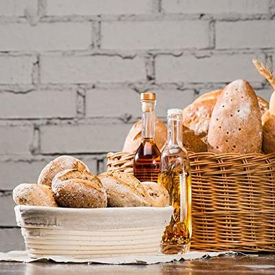 Bread Proofing Basket, Sourdough Bread Baking Supplies, Sourdough Starter  Kit, Proofing Basket For Bread Baking, Round And Oval Shaped Dough Proofing  Bowls, Bread Making Supplies Tools For Bread Making Baking Fermentation For