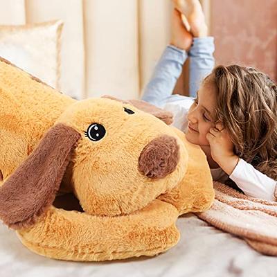 Queekay Long Shiba Inu Dog Plush Body Pillow Giant Stuffed Animals Cute Puppy  Dog Soft Large Sleeping Plushies Stuffed Dog Hugging Pillow Gift for Kids  Girlfriend Birthday,Valentine(Brown, 43.3 Inch) - Yahoo Shopping