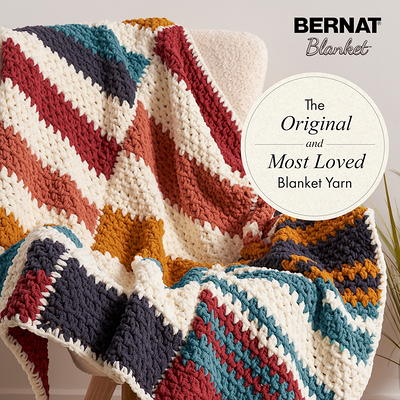 Bernat® Blanket™ #6 Super Bulky Polyester Yarn, Purple Haze 10.5oz