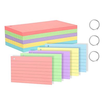 KAISA 4x6 Index Cards Flashcards 4x6 Note Cards Ruled Index Card Lined  Notecards